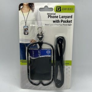 Universal Phone Lanyard with Pocket NEW NWT